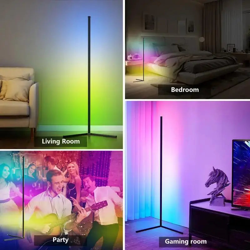 Floor Lamp with Music Sync Modern 155CM RGB Dream Color